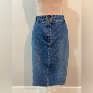Christopher & Banks denim skirt